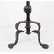 Wrought Iron Candlestick with Dragon Decoration, 1950s 8