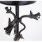 Wrought Iron Candlestick with Dragon Decoration, 1950s 3