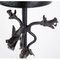 Wrought Iron Candlestick with Dragon Decoration, 1950s, Image 3