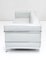 Set of LC3 Sofas in Grey Leather and Chrome by Le Corbusier, Pierre Jeanneret and Charlotte Perriand for Cassina, 1990s, Image 21