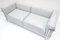Set of LC3 Sofas in Grey Leather and Chrome by Le Corbusier, Pierre Jeanneret and Charlotte Perriand for Cassina, 1990s, Image 17