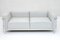 Set of LC3 Sofas in Grey Leather and Chrome by Le Corbusier, Pierre Jeanneret and Charlotte Perriand for Cassina, 1990s, Image 12