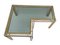 Brass and Glass Coffee Table, 1970s 6
