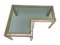 Brass and Glass Coffee Table, 1970s, Image 6