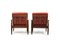 Danish Teak Easy Chairs with Leather Seats, 1960s, Set of 2, Image 7