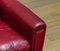 Red Leather Lounge Chair, Denmark, 1960s, Image 6
