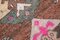 Tappeto Runner marrone e rosa, anni '60, Immagine 9