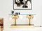 Palm Tree Console Table in Brass from Maison Jansen, 1970s 6