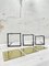 Nesting Tables in Metal and Glass, Set of 3, Image 2