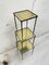 Nesting Tables in Metal and Glass, Set of 3 5