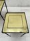 Nesting Tables in Metal and Glass, Set of 3 26