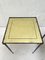Nesting Tables in Metal and Glass, Set of 3 21