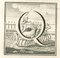 Luigi Vanvitelli, Letter of the Alphabet Q, Etching, 18th Century 1