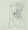 Leo Guida, The Sibyl, Pencil Drawing on Paper, 1970, Image 1