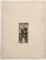 Anselmo Bucci, Soldato che legge, Acquaforte su carta, 1918, Immagine 2