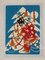 Desconocido, Grabado en madera, Árbol de Navidad japonés, Mid-Century, Imagen 1