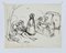 Paul Gavarni, Figure, Disegno a china, XIX secolo, Immagine 1