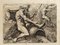 Marcantonio Bellavia, Man and Satyrs, Etching, 17th Century, Image 1