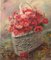 Elena Mardashova, Coral Flowers, Dipinto a olio, 2023, Immagine 1