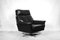 Vintage German Black Leather Lounge Chair from Profilia, 1960s, Image 1