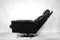 Vintage German Black Leather Lounge Chair from Profilia, 1960s 3