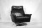 Fauteuil Vintage Noir en Cuir de Profilia, Allemagne, 1960s 20