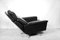 Vintage German Black Leather Lounge Chair from Profilia, 1960s 7