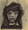 Mino Maccari, Portrait of the Nun, Drawing, Mid 20th Century 1