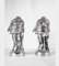 Miguel Berrocal, Mini Caryatids, Metal Sculptures, 1960s, Set of 2 1