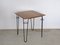 French Square Table in Lacquered Metal and Ash by Raoul Guys for Airborne, 1950s 2