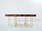 Large Desk in Goatskin, Parchment, Brass and Chrome by Aldo Tura, 1960s, Image 5