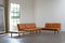 Corner Sofa in Leather and Travertine by Franz Köttgen for Kill International, 1960s, Set of 2 4