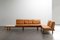 Corner Sofa in Leather and Travertine by Franz Köttgen for Kill International, 1960s, Set of 2, Image 1