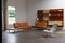 Corner Sofa in Leather and Travertine by Franz Köttgen for Kill International, 1960s, Set of 2 3