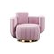 Ajui Armchair in Pink by HOMMÉS Studio 1