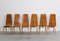 Vintage Italian Dining Chairs in Wood by Sineo Gemignani, 1940s, Set of 6 6