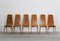 Vintage Italian Dining Chairs in Wood by Sineo Gemignani, 1940s, Set of 6, Image 1