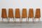 Vintage Italian Dining Chairs in Wood by Sineo Gemignani, 1940s, Set of 6 8