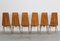Vintage Italian Dining Chairs in Wood by Sineo Gemignani, 1940s, Set of 6, Image 8