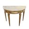 Italian Console Table in Giltwood with Marble Top, Image 4