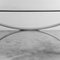 Mesa de comedor rectangular de vidrio y metal, años 70, Imagen 13