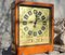 Horloge de Bureau Vintage en Bois Jantar, 1970s 2