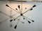 Vintage Space Age Sputnik Ceiling Lamp from Stilnovo, 1950s, Image 24