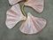 Murano Art Glass and Brass Pink Color Wall Light, 1990 2