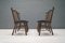 Vintage Wooden Dining Chairs, 1950s, Set of 4 2