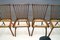 Vintage Wooden Dining Chairs, 1950s, Set of 4, Image 18