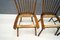 Vintage Wooden Dining Chairs, 1950s, Set of 4 19