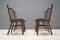 Vintage Wooden Dining Chairs, 1950s, Set of 4, Image 27