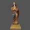 Vierge Immaculée En Bois Polychrome, Espagne Fin 18ème Siècle 1