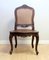 Side Chair in Carved Wood with Cane Seat 2